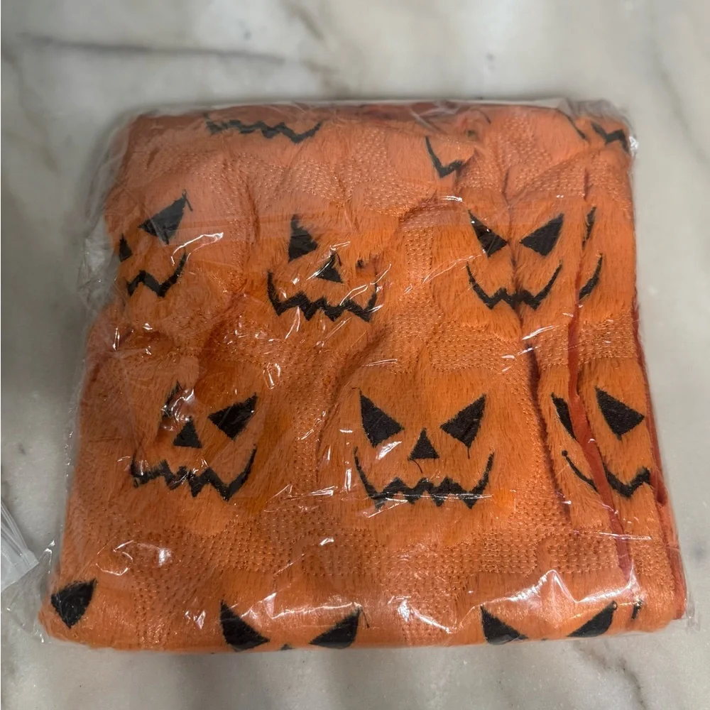 Amazon Halloween Pumpkin Accent Pillows - Orange and Black